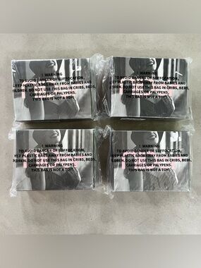 (4) NiiDor Strapless Adhesive Bra Size B Nude Factory Sealed NIB